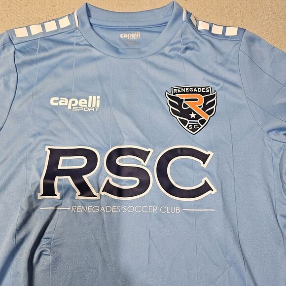 RSC Renegades Soccer Club Youth Soccer Jersey Size M(10-12) Capelli Sport #8 - Picture 5 of 6